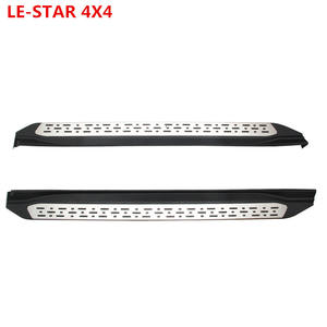 Le-star-estribo universal <span class=keywords><strong>de</strong></span> aleación <span class=keywords><strong>de</strong></span> aluminio para coche, escalones laterales para SUV, 4x4, venta al por mayor - Product Image 6