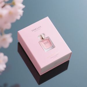 Caja de Embalaje Ecológica Impresa Personalizada para Esmalte de Uñas, Aceite para el Cuidado de la Piel, Suero, Crema para Ojos, Perfume, Acabado Rígido con Efecto UV y Lámina Metálica - Product Image 3