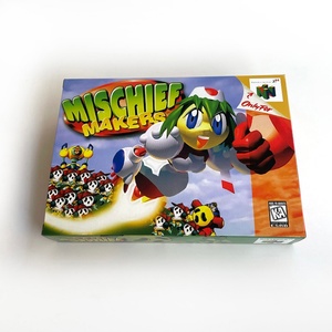 Mischief Makers Box Thick Cardboard with Tray <b>Game</b> Cartridge Replacement Box for N64 - Product Image 3