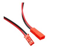 10 paires 100mm 200mm 2 broches JST connecteur mâle + femelle connecteur câble fil pour RC jouets batterie lampe à LED