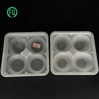 Boîtes à tartelettes multi-compartiments en PP, matériaux recyclés, emballage alimentaire pour épicerie, plateau à tartelettes