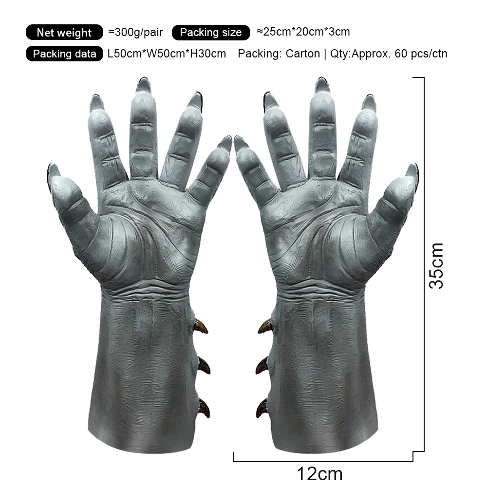 Gray Devil Gloves
