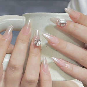 Poudre à ongles Aurora Chrome blanc nacré, effet miroir super brillant, pigment pour ongles en gel acrylique - Product Image 3