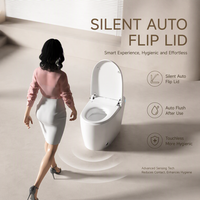 Toilette intelligente MWD à quatre étapes de lavage 360 °   Barrière en mousse réglable, siège chauffant intelligent, confort multiple, finitions variées, vente en gros OEM