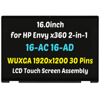 شاشة لمس LCD مقاس 16.0 بوصة لجهاز HP Envy x360 2-in-1 16-AC 16-AC0023DX 16-AD مع إطار بديل بدقة 1920×1200