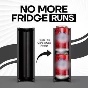 Tactical Reload <b>Can</b> Holder 7 Inch Insulated Neoprene Double Deck Beer <b>Cooler</b> with Pull on Closure for <b>Cans</b> Novelty Style - Product Image 2
