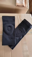 Coussin en silicone à tricoter en nylon anti-dérapant Compression Yoga Pole Dancing Genouillère Genouillère Manchon