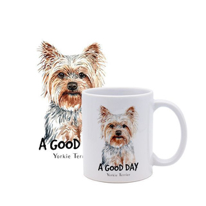 Custom Logo Printed 11Oz 11 Oz Luxury Quality White Porcelain <b>Large</b> Handle Coffee <b>Tea</b> Ceramic Mug for Sublimation - Product Image 1