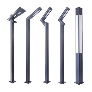 فناء أضواء الشوارع الشمسية في الهواء الطلق للماء ساحة ضوء فيلا مصباح الشارع الأوروبي خمر ارتفاع الألومنيوم ضوء القطب - Product Image 6