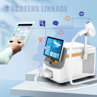 Appareil d'épilation au laser à diode à 4 longueurs d'onde pour tous les types de peau 755 808 1064 940 nm, portable, pour salon