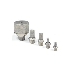 Pneumatischer Schall dämpfer Schall dämpfer Messing Sinter bronze G14 Port Luft auspuff anschluss Für die Automatisierung von Pneumatik zylindern - Product Image 3