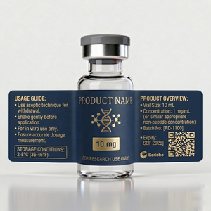 Etiquetas Adhesivas Personalizadas de Alta Calidad para Frascos de Péptidos de 3ml y 10ml, Etiquetas Premium Duraderas - Product Image 1