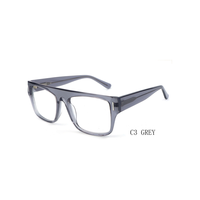 Gafas de Sol Cuadradas de Lujo para Hombre 2026, Monturas de Acetato de Alta Calidad, Logotipo Personalizado, Venta al por Mayor, Nuevas Gafas Coloridas con Patrón Sólido