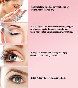 Sérum pour cils à la kératine, tubes de revitalisant pour cils, sérum allongeant les cils, flacon d'huile de ricin naturelle, traitements de croissance des cils, tubes - Product Image 6