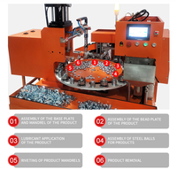 Machine automatique 2 "3" 4 "5" d'Assemblée de roulette en nylon de PLC/livraison rapide 15-20 PCs/minute