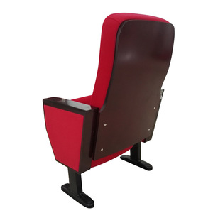 เก้าอี้หอประชุมสีแดงมีที่วางแขนสำหรับโรงภาพยนตร์ ห้องบรรยาย - Product Image 3