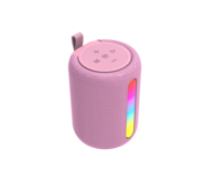 Mini caisson de basses sans fil portable RVB LED de haute qualité Communication WIFI de puissance de sortie 5W pour une utilisation en extérieur fabriquée en Chine