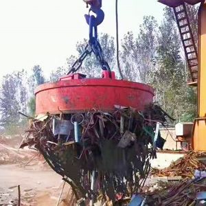 Venta caliente 24 voltios 110 V 220 V Imán de elevación de chatarra de grúa - Product Image 1