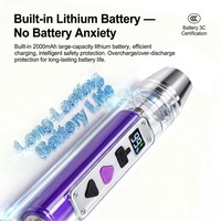 DUNFBIRD NOUVEAU Lampe torche UV haute sensibilité 395nm pour jade, test précis des gemmes et des diamants, économique, durable, non toxique, CE IP54