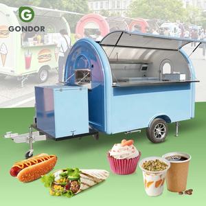 Remolque de Bar Abierto para Cócteles, Carrito Móvil Plegable para Ensaladas y Café, Comida Colorida para - Product Image 1