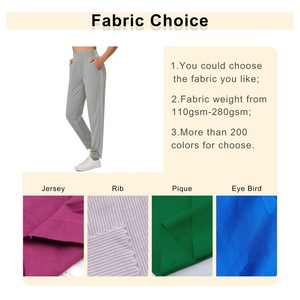 Pantalones para correr de cintura media transpirables personalizados de alta calidad para mujer, equipados con bolsillos traseros y dobladillo dividido para el verano - Product Image 2