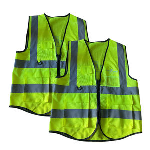 Hi Vis rompi keselamatan jaket bersepeda reflektif reflektif rompi lari reflektif rompi keselamatan - Product Image 6