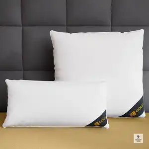 Stokta lüks ev dekorasyonu ucuz kaz tüyü yatak yastıklar ve ördek tüyü kare kanepe yastıkları