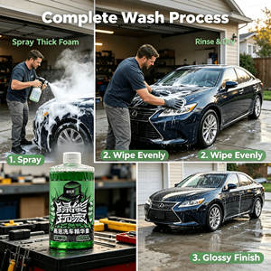 Detergente Concentrato per Auto ad Alta Schiuma, pH Neutro, Non Corrosivo, Schiuma Densa, Pulizia Senza Sforzo e Risciacquo Rapido - Product Image 3