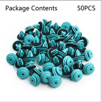 Clips de fixation en plastique verts pour panneaux de porte, rivets automobiles, attaches pour garnitures de porte et pare-chocs, neufs pour E53
