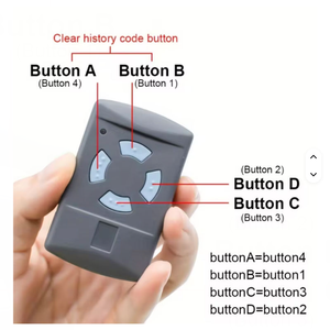 Télécommande <span class=keywords><strong>compatible</strong></span> avec les portes de garage pour le commerce extérieur <span class=keywords><strong>Hormann</strong></span> HSM4 HSM2 868MHZ - Product Image 2