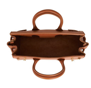 Bolso de Mano de Cuero PU de Diseño Personalizado para Mujer, Bolso de Mano Vegetariano con Asa Superior, Estilo Clásico de Lichi, Bolso de Lujo para Mujer - Product Image 6