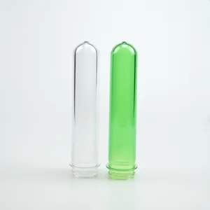 Пластиковая пластиковая Преформа для домашних животных от производителя, прозрачная зеленая бутылка для воды 32 мм для домашних животных, преформа для домашних животных