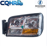 DZ96189722010 Conjunto de Faro Delantero Izquierdo Original SHACMAN con LED DRL para Camiones Pesados X3000 X6000 H3000, Repuestos de Faros
