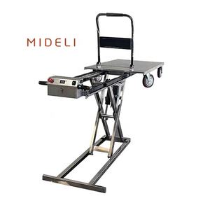 250kg 유압 가위 리프트 테이블 플랫폼, 밴 적재 및 하역용 유압 가위 화물 리프트 트롤리 - Product Image 1