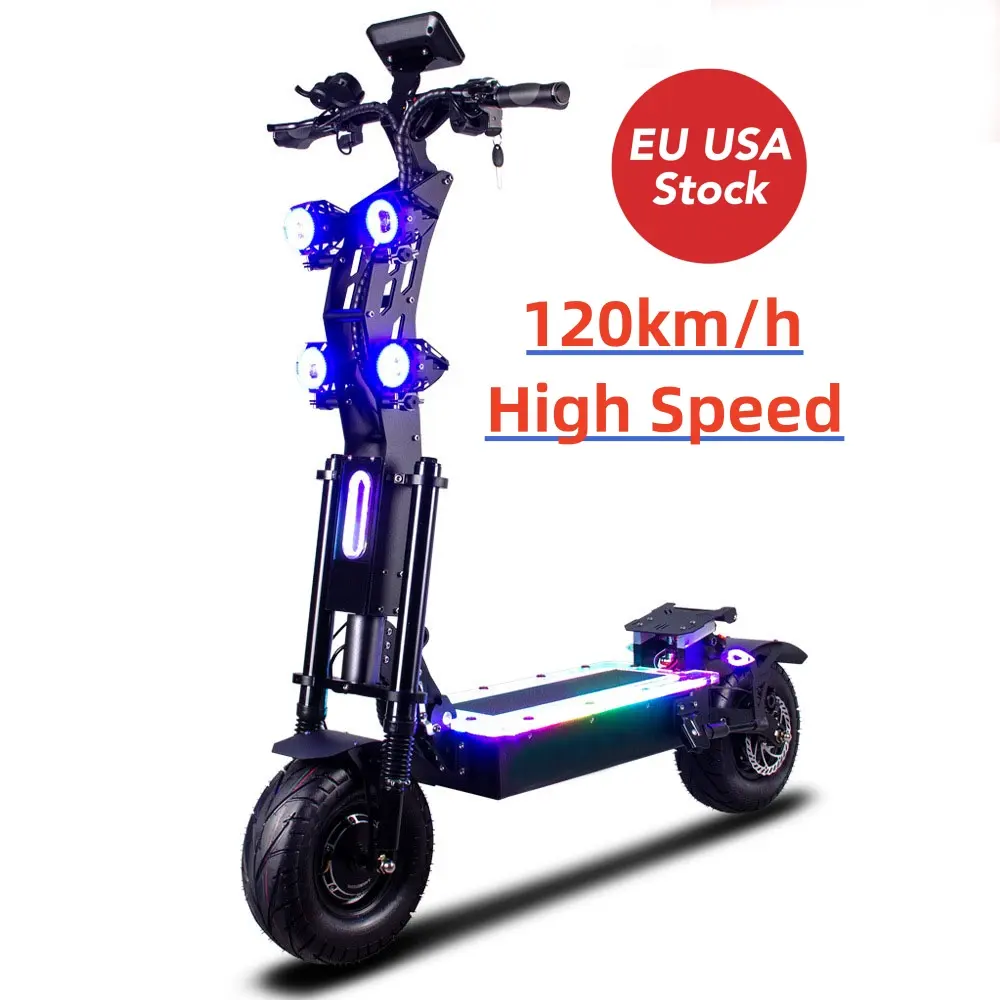 Miễn phí vận chuyển 14inch 120 km/h off road 40AH có thể gập lại 13inch chất béo lốp dành cho người lớn động cơ kép 60V 72V điện xe tay ga 10000W