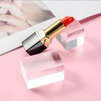 Bloc acrylique transparent personnalisé en usine pour support avec impression de logo de marque