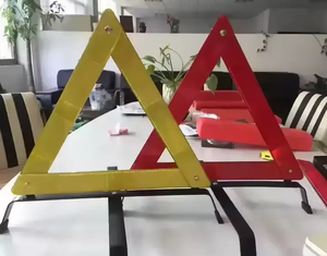 Nuevo tipo de señales de tráfico rojas y amarillas Triángulo de advertencia - Product Image 2