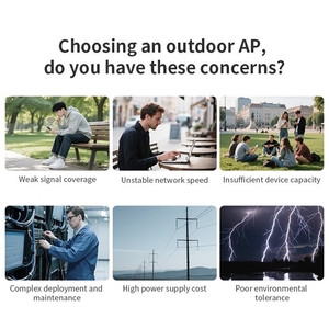 Punto <span class=keywords><strong>de</strong></span> Acceso WiFi 7 para Exteriores COMFAST CF-EW87, 3600Mbps, Alta Potencia, Puerto Gigabit, 3 Antenas <span class=keywords><strong>de</strong></span> 5dBi, para Negocios, Hoteles, Campus - Product Image 4
