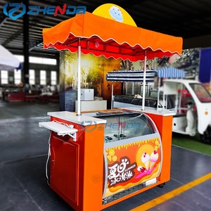 Carrito de Comida Móvil Street View, Camión de Comida Eléctrico, Carrito de Flores Móvil, Carrito de Comida Personalizado en Oferta - Product Image 5
