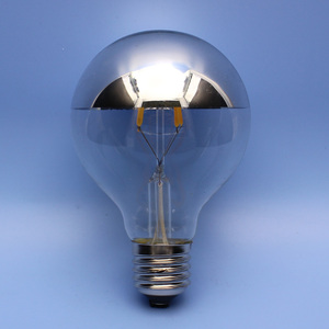 Top Trung Quốc Nhà Sản Xuất <span class=keywords><strong>Globe</strong></span> Nửa Bạc Gương <span class=keywords><strong>Led</strong></span> <span class=keywords><strong>Filament</strong></span> Light <span class=keywords><strong>Bulb</strong></span> A19 G80 <span class=keywords><strong>G95</strong></span> G125 4 Wát 6 Wát 8 Wát E27 - Product Image 2