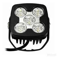 Lampe de travail LED durable 50W pour camion, automobile, 12V 24V, carrée ou ronde, phare antibrouillard universel, accessoires tout-terrain 4x4 pour remorque