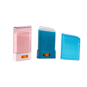 Private Label Plastic Deodorant Tube Makeup Packaging Cosmetic Jar 22g Square Oval Round Empty Deodorant Stick Container