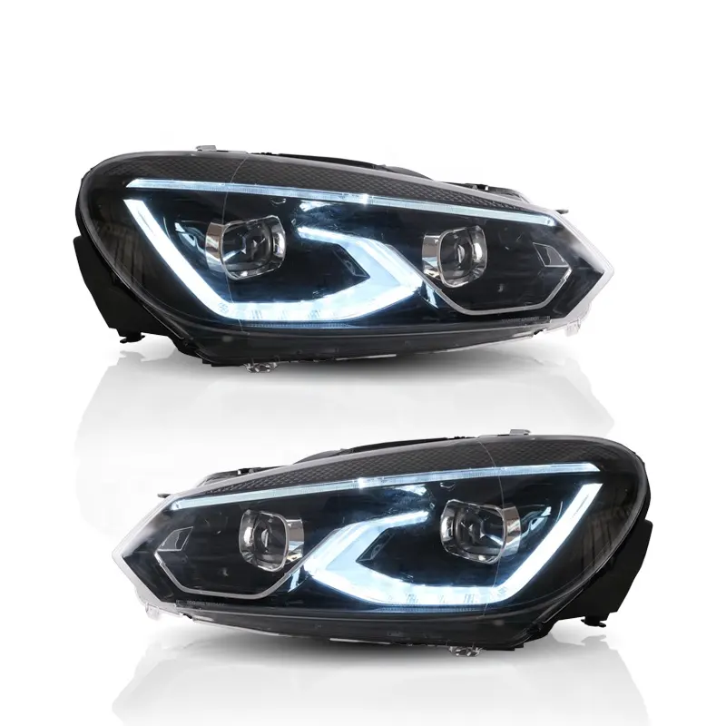 Archaische Auto lampen baugruppe für Golf 8 Style Mk6 Front scheinwerfer 2008-2013 Voll-LED-Scheinwerfer für VW Golf 6