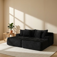 Nouveau canapé modulable en éponge pour la maison, canapé-lit créatif à emboîtement, housse amovible, vente en gros