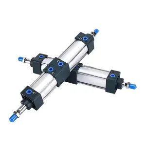 SCW Series Linear 2 Way Fast Acting Magnetic Piston Pneumatic Air Cylinder 2 Stroke