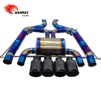 Système d'échappement en titane Catback avec commande Valvetronic pour BMW M3 G80 M4 G82 G83 S58, embouts en carbone et télécommande premium