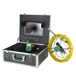 Aitdda 10英寸LCD监视器22毫米工业视频内窥镜IP68防水下水道管道检查摄像头系统