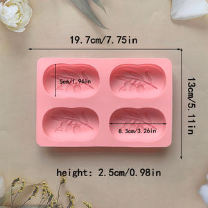 Los productos calientes se pueden personalizar tamaño y forma molde de jabón artesanías de aromaterapia molde de jabón hecho a mano molde de pastel de caramelo moldes de silicona - Product Image 2