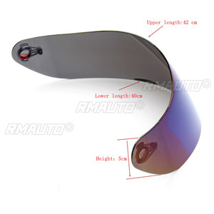 Visera para Casco de Motocicleta, Antirrayaduras, Protector Contra el Viento, Visera para Casco Integral, Compatible con AGV K1 K3SV K5 - Product Image 6
