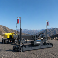 Machine à niveler le béton de haute précision avec rampe télescopique de 6 m, machine à niveler au laser pour béton